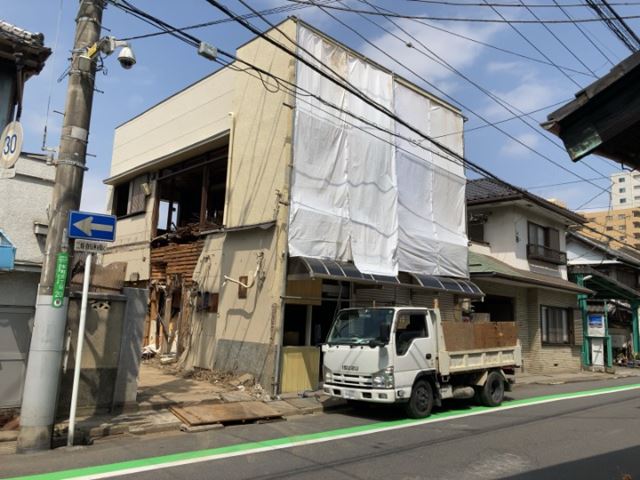 木造２階建て2棟解体工事(千葉県船橋市本町)　工事後の様子です。